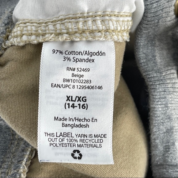 Wonder Nation Tan Drawstring Cargo Shorts Size XL - Picture 7 of 7